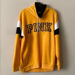 Yellow “pink” pull over